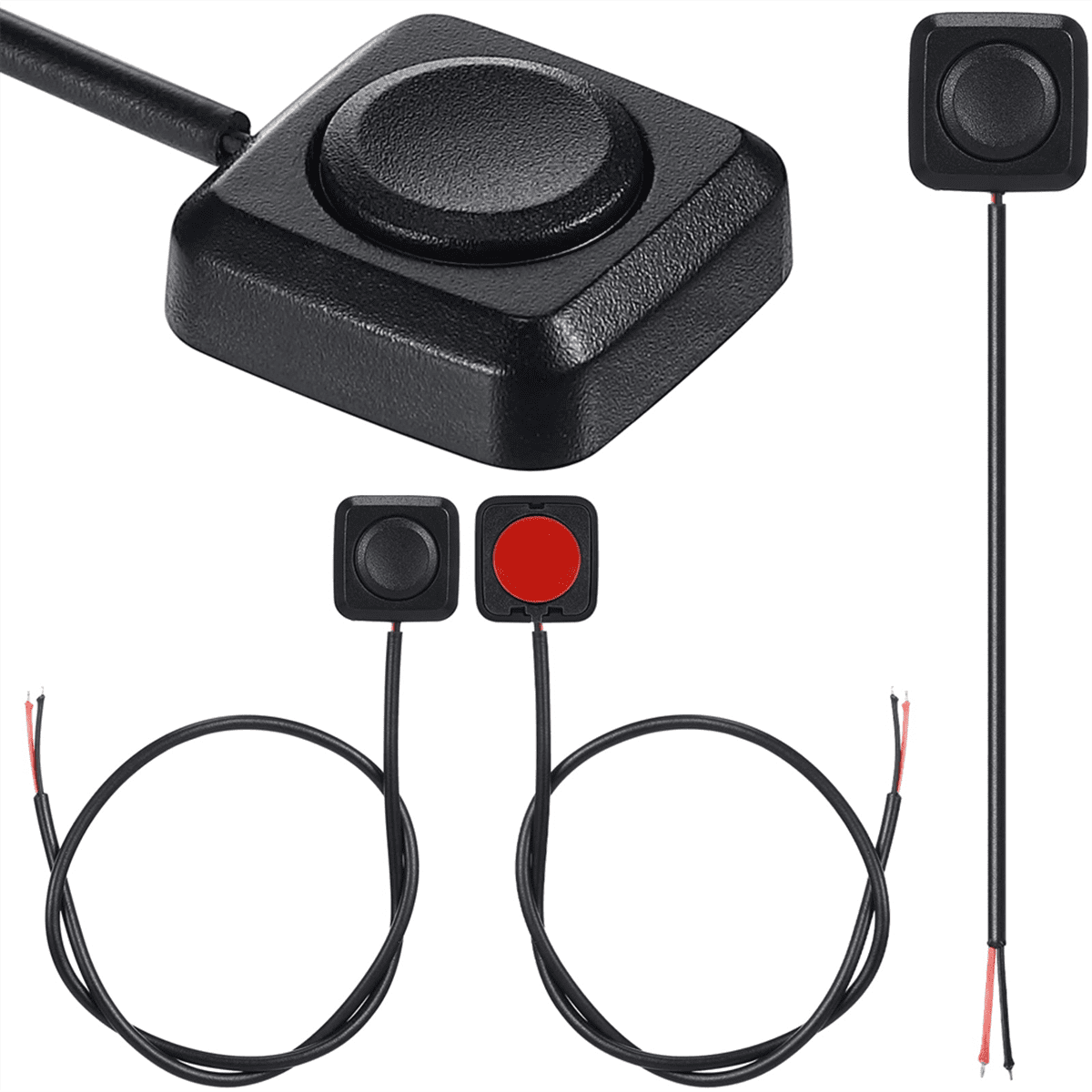 4 Pcs Momentary Switch Momentary Push Button ON Off Switch 12V 24V ...