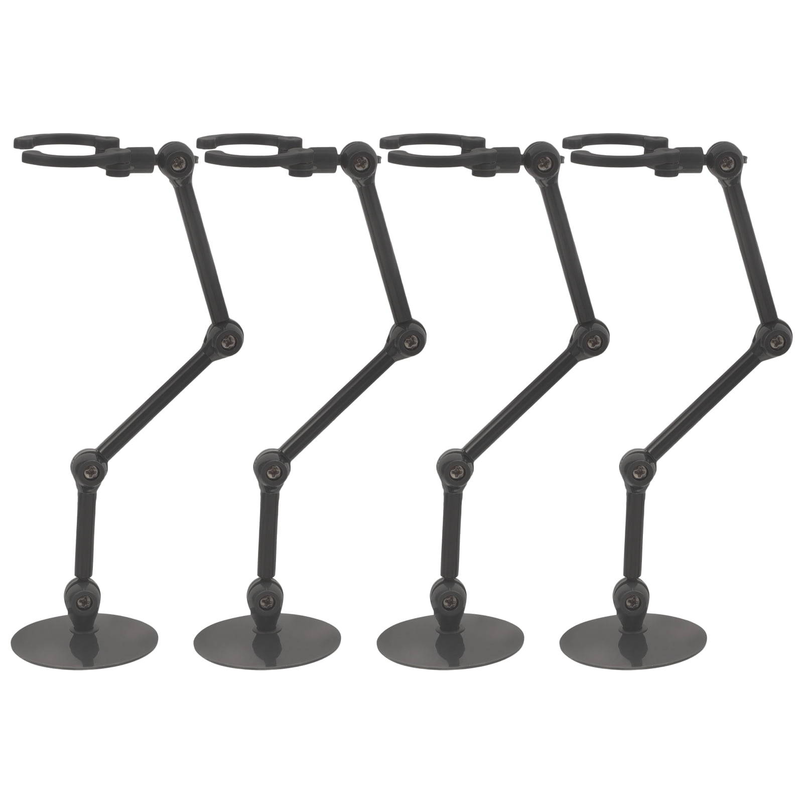 4 Pcs Monitor Stand Action Figure Holder Desktop Support Frame Plastic ...