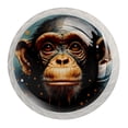 thumbnail image 1 of 4 Pcs Monkey Knobs for Kitchen Cabinet Cupboard Dresser Bookcase Drawer Pulls Handles Round Home Decor, 1 of 8