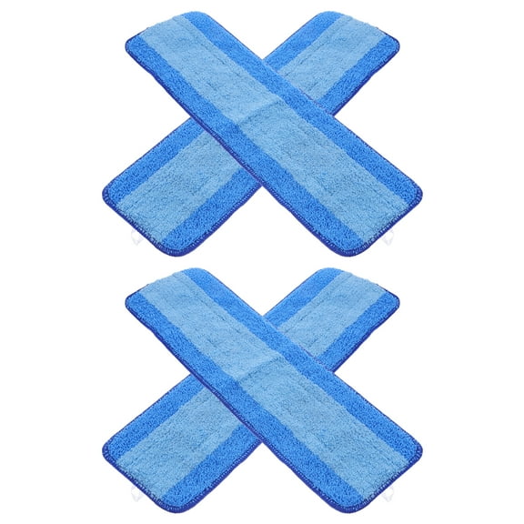 4 Pcs Mop Pad Microfiber Mop Pads Replacement Reusable Mop Refill Pads Refills Replacement Mop Heads Cleaning Supplies