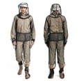 thumbnail image 1 of 4 Pcs Mosquito Suit for Adult-Full Body Mosquito Net Suit Including Jacket Hood,Pants and Mitt Set-Outdoor Mesh Bug Protection from Bugs,Flies and Gnats, 1 of 10