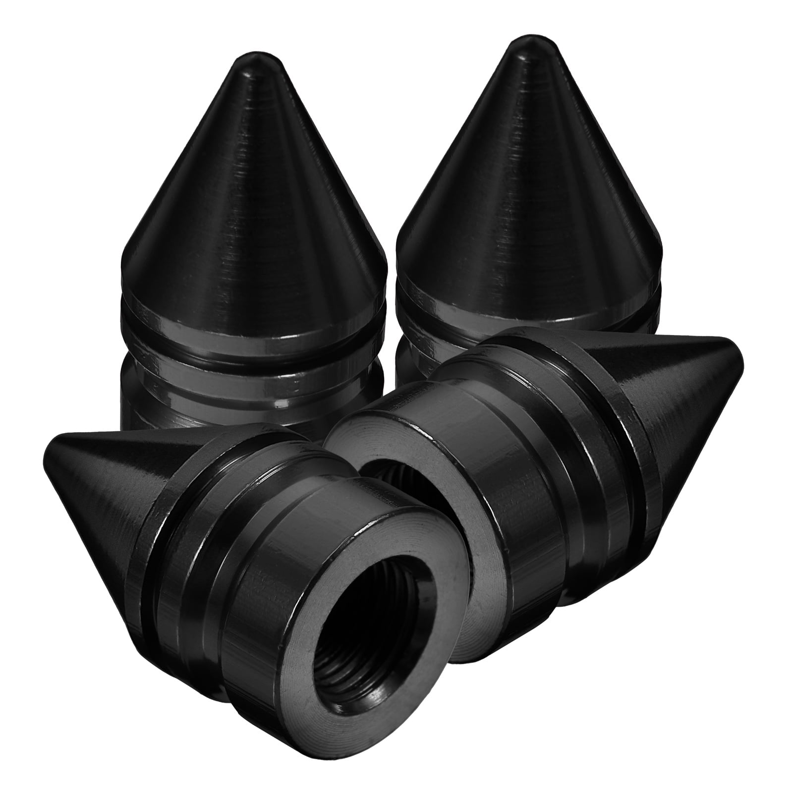4 Pcs Motorcycle Valve Cap Stem Caps Car Tire Universal Cover Gasket Pressure Air