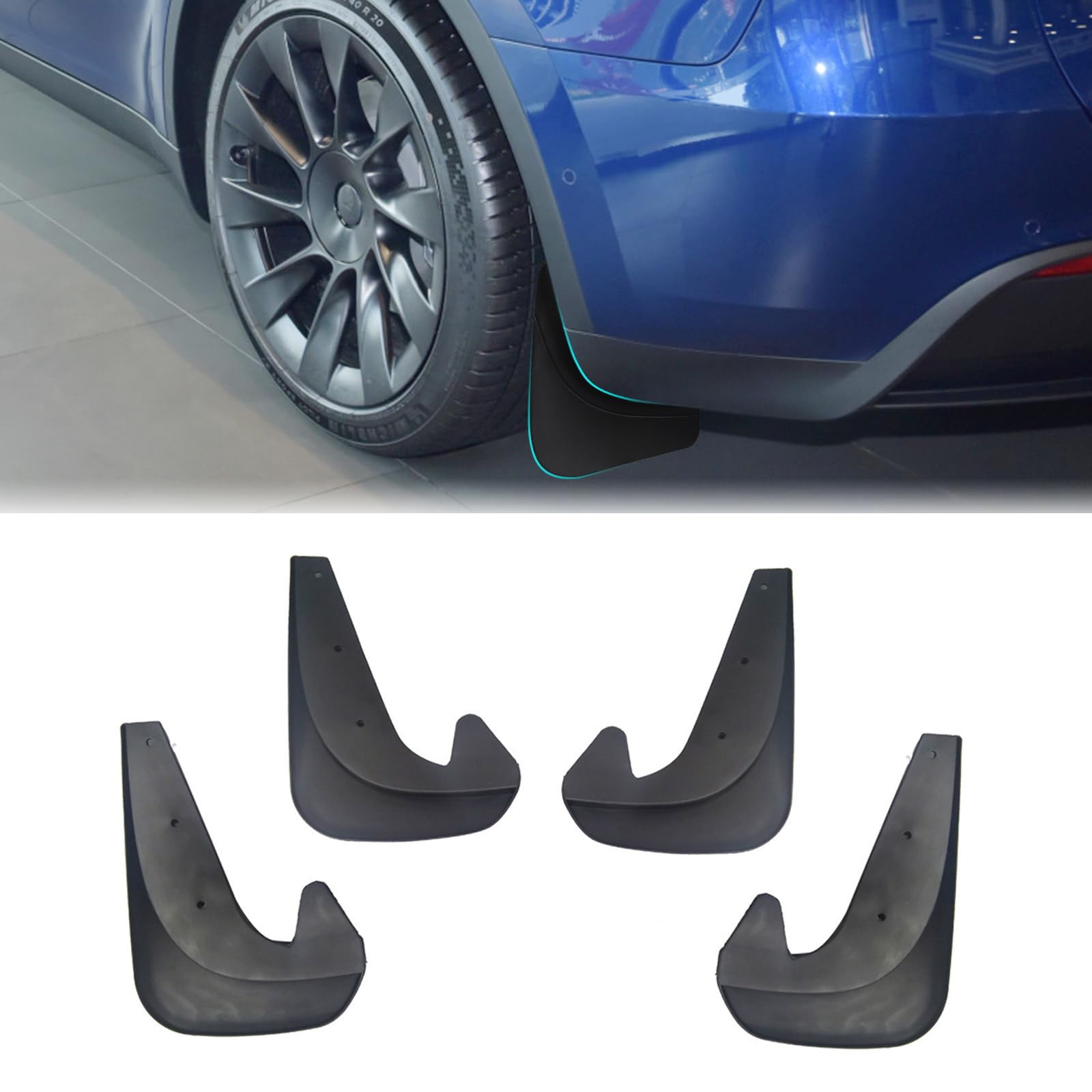 4 Pcs Mounted Car Tires Modified Tile Anti Splash Car Replacement Mud