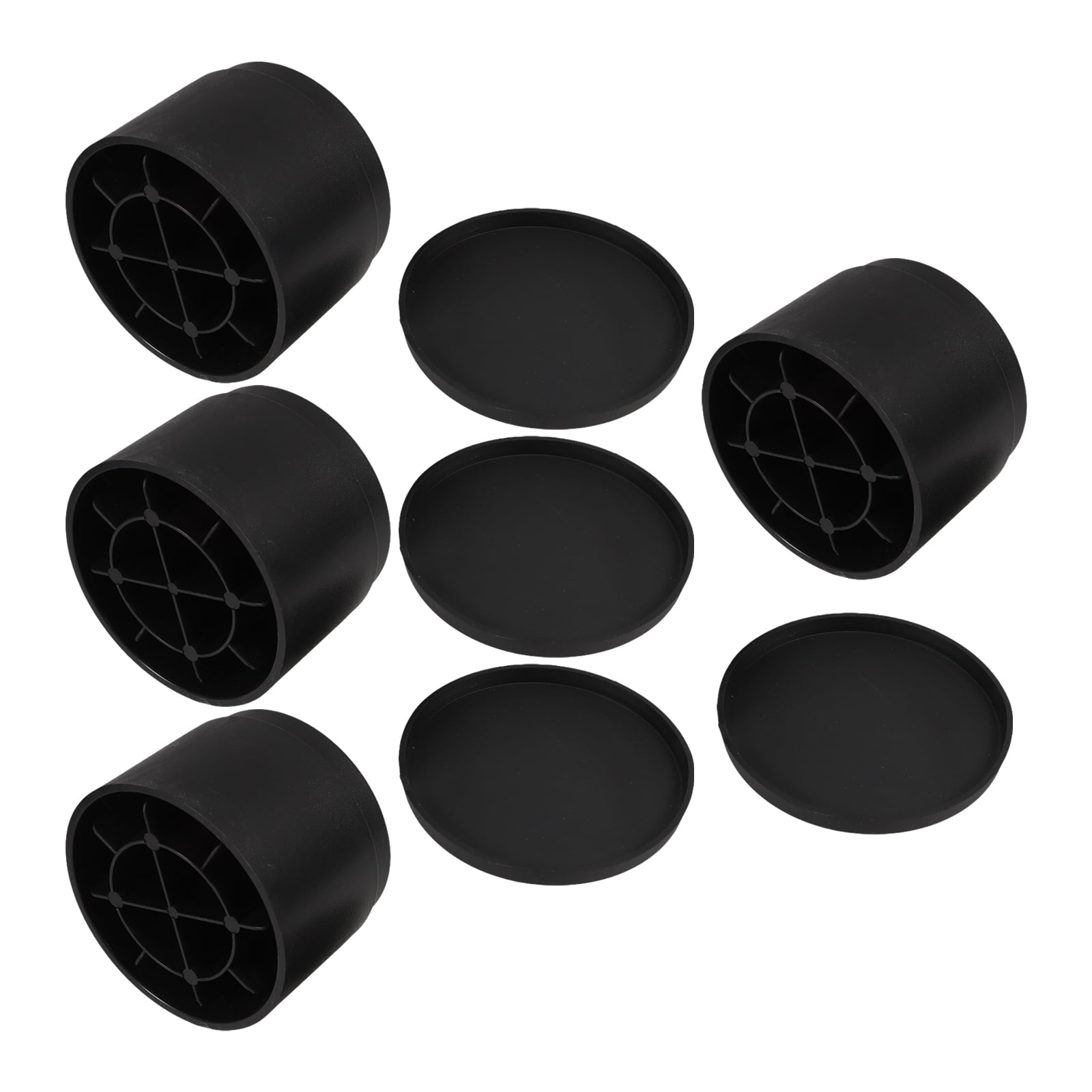 4 Pcs Multi-Functional Bed Risers Furniture Lifts for Cabinet Non-Slip ...