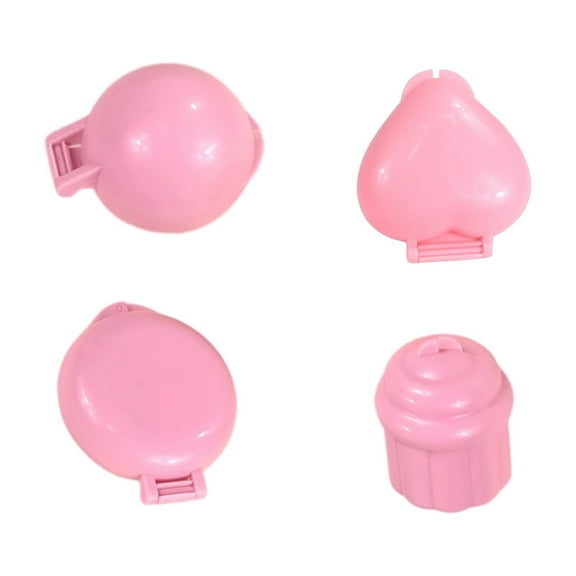 4 Pcs Multi-Shape Cake Popping Mold Press Set, Baking Tools For Home & Party Use, Cake Pops Cookie Dough Clay Dessert Making