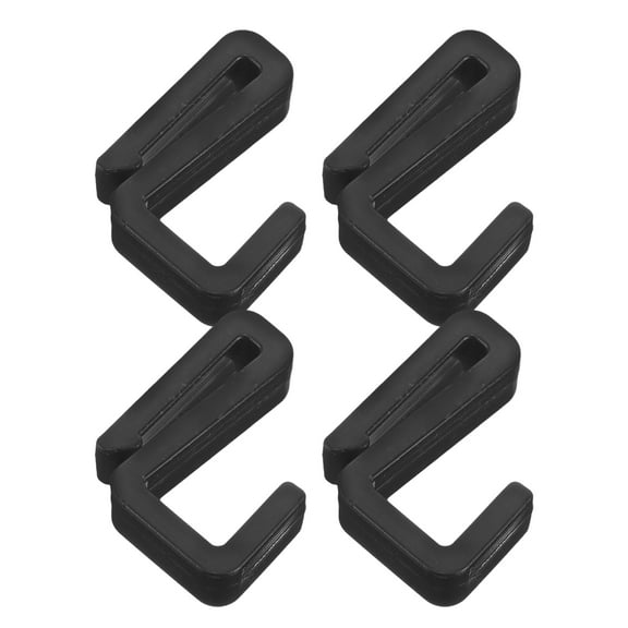 4pcs Plastic White Z Hooks Multi Functional Kitchen Hooks for Utensils Towels Heavy Duty Versatile Hanging Hooks