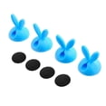 thumbnail image 1 of 4 Pcs Multipurpose Silicone Cable Clips, Cable Clip Holder Silicone Wire Organizer, Adhesive Cable Management for Desk Power Cords USB Chargers Earphones, 1 of 1