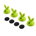 thumbnail image 1 of 4 Pcs Multipurpose Silicone Cable Clips, Cable Clip Holder Silicone Wire Organizer, Adhesive Cable Management for Desk Power Cords USB Chargers Earphones, 1 of 1