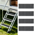 thumbnail image 1 of 4 Pcs Non-Slip Rubber RV Step Mat, 23.8 x 7.5 in Stair Treads, Self Adhesive Camper Step Covers, Gray Rubber Anti-Slip Stair Treads RV Step Carpet Rug for Trailers, Camper, RV, 1 of 6