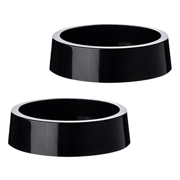 MERRYHAPY Non-Slip Black Furniture Caster Cups Wear-Resistant for Home 4Pcs