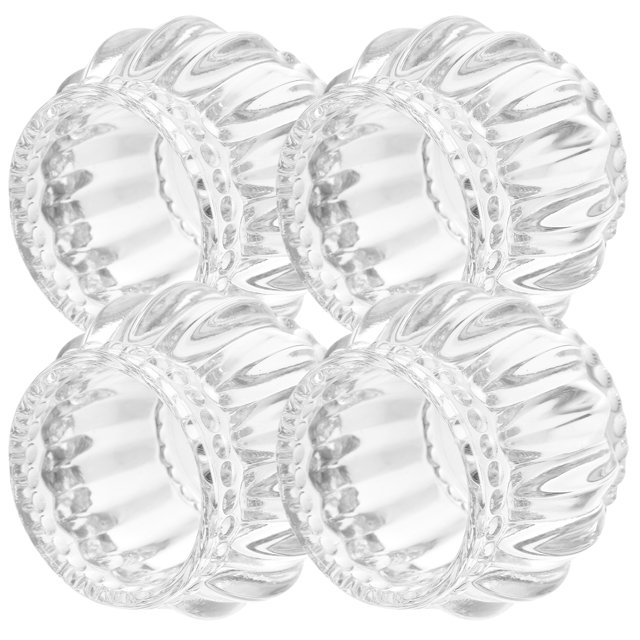 4 Pcs Nordic Glass Candle Holder Candlesticks Romantic Cups