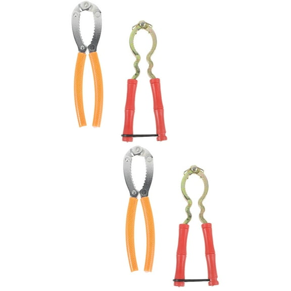 4 Pcs Nut Crackers Grabber Nutcracker Wine Opener Walnut Metal Cast Iron