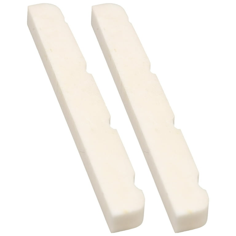 4 Pcs Nuts Cuerdas Para Guitarra Guitar Pre- Slotted Bone Nut 