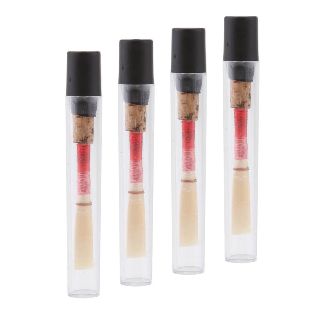 4 Pcs. Oboe Reeds, Medium Soft Handmade Oboe Reed with Red Cork, High ...