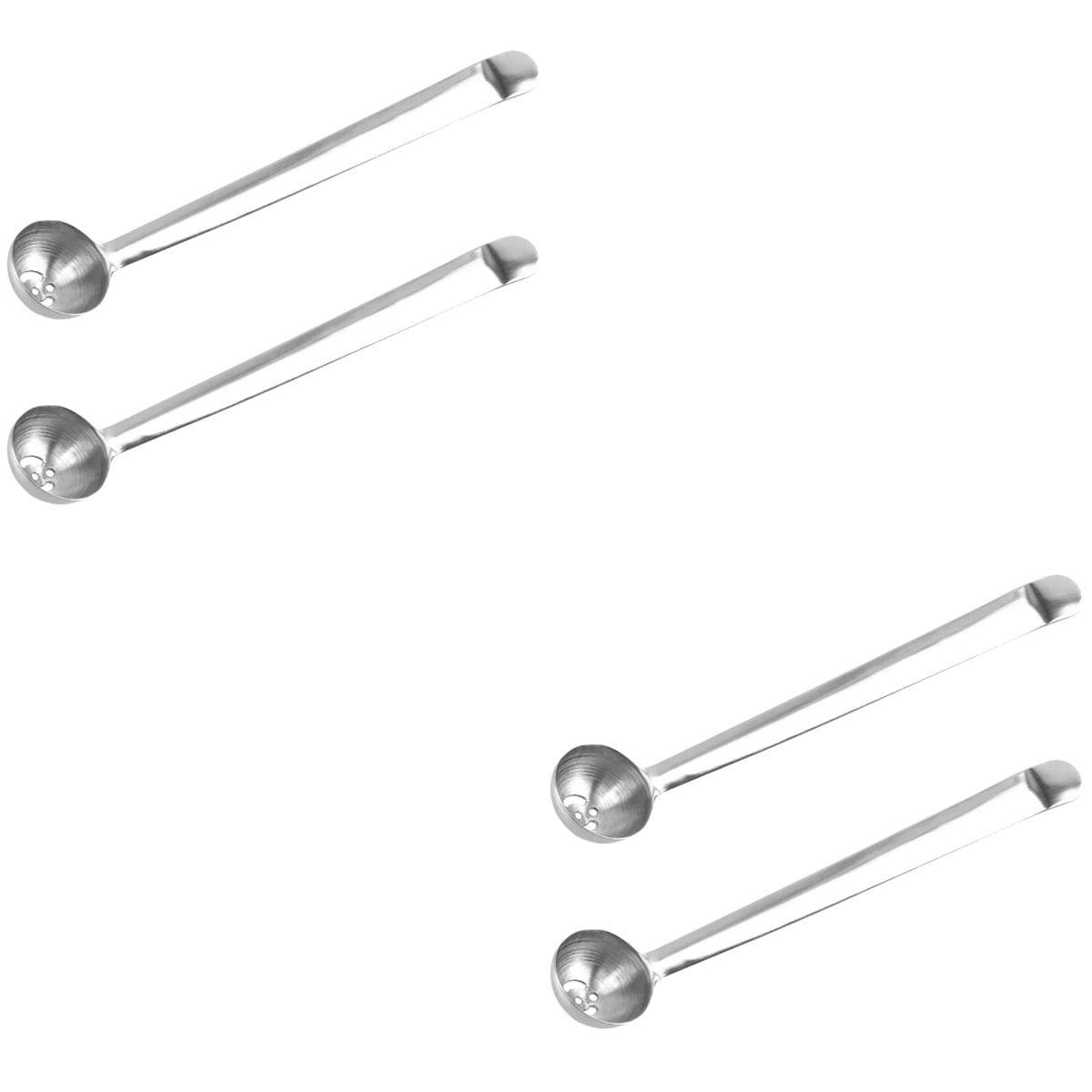 4 Pcs Olive Spoon Cherry Spoon Strainer Jar Serving Spoon Slotted Spoon