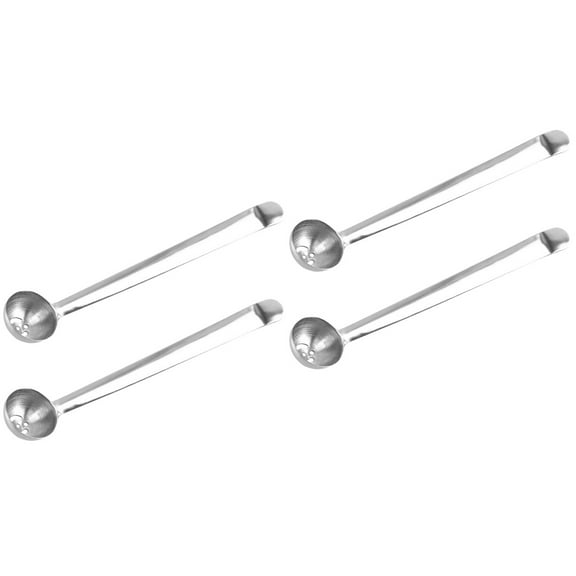 4 Pcs Olive Spoon Cherry Spoon Strainer Jar Serving Spoon Slotted Spoon Tool