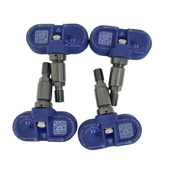4 Pcs Original Bluetooth TPMS Tire Pressure Sensor, Compatible with Tesla Model 3, S, X, Y (2020–2024), OEM 1490701-01-B, 1490701-00-B