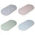 thumbnail image 1 of 4 Pcs Oval Bathtub Mat - Nonslip Shower Floor Pad - Non-Slip and Non-Skid for Bath Tub with Strong Rubber Suction Cup Grip - for Baby, Elderly, Kids, Bathroom, 1 of 2