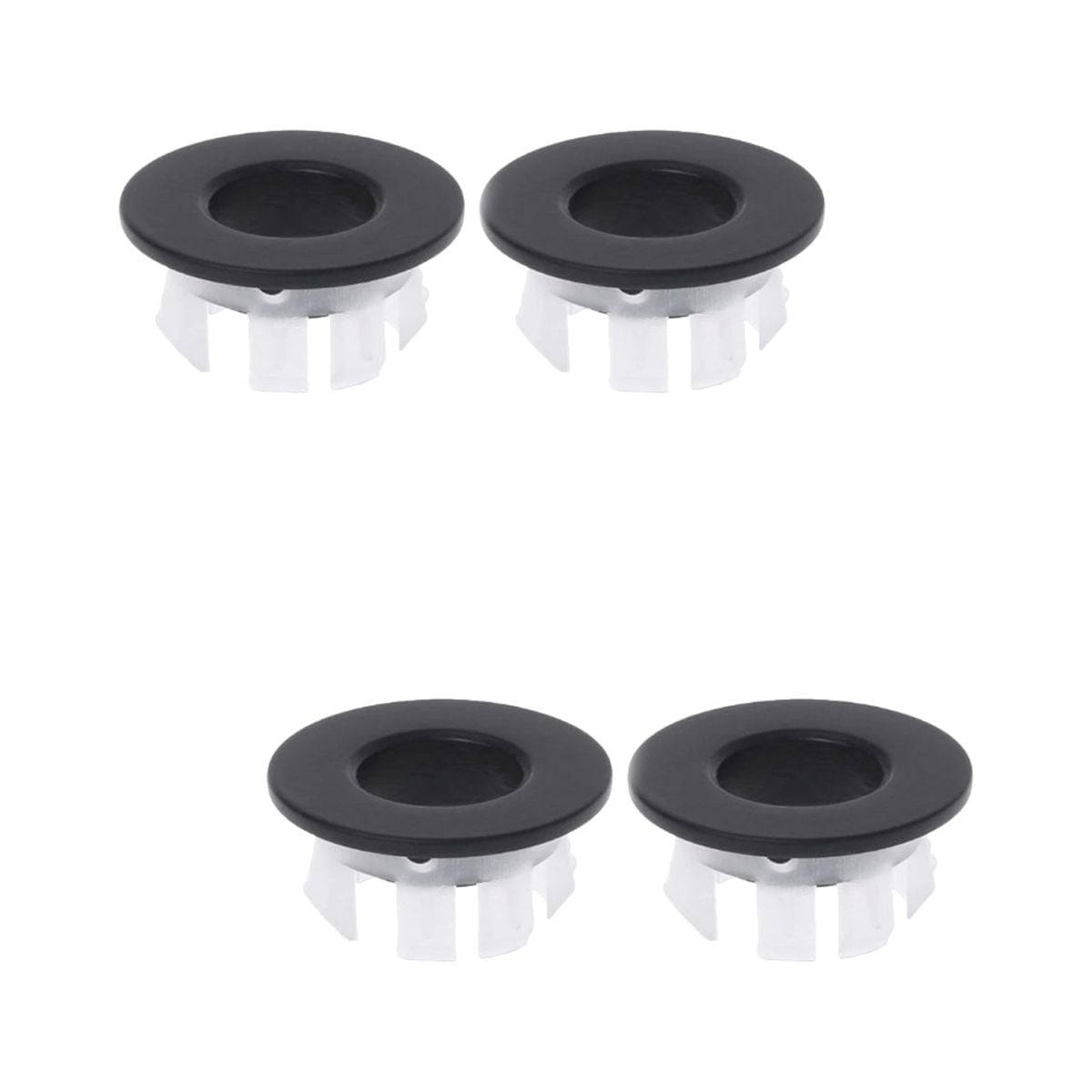 4 Pcs Overflow Ring Decorative Cover Overflow Rings Bathroom Sink Plug