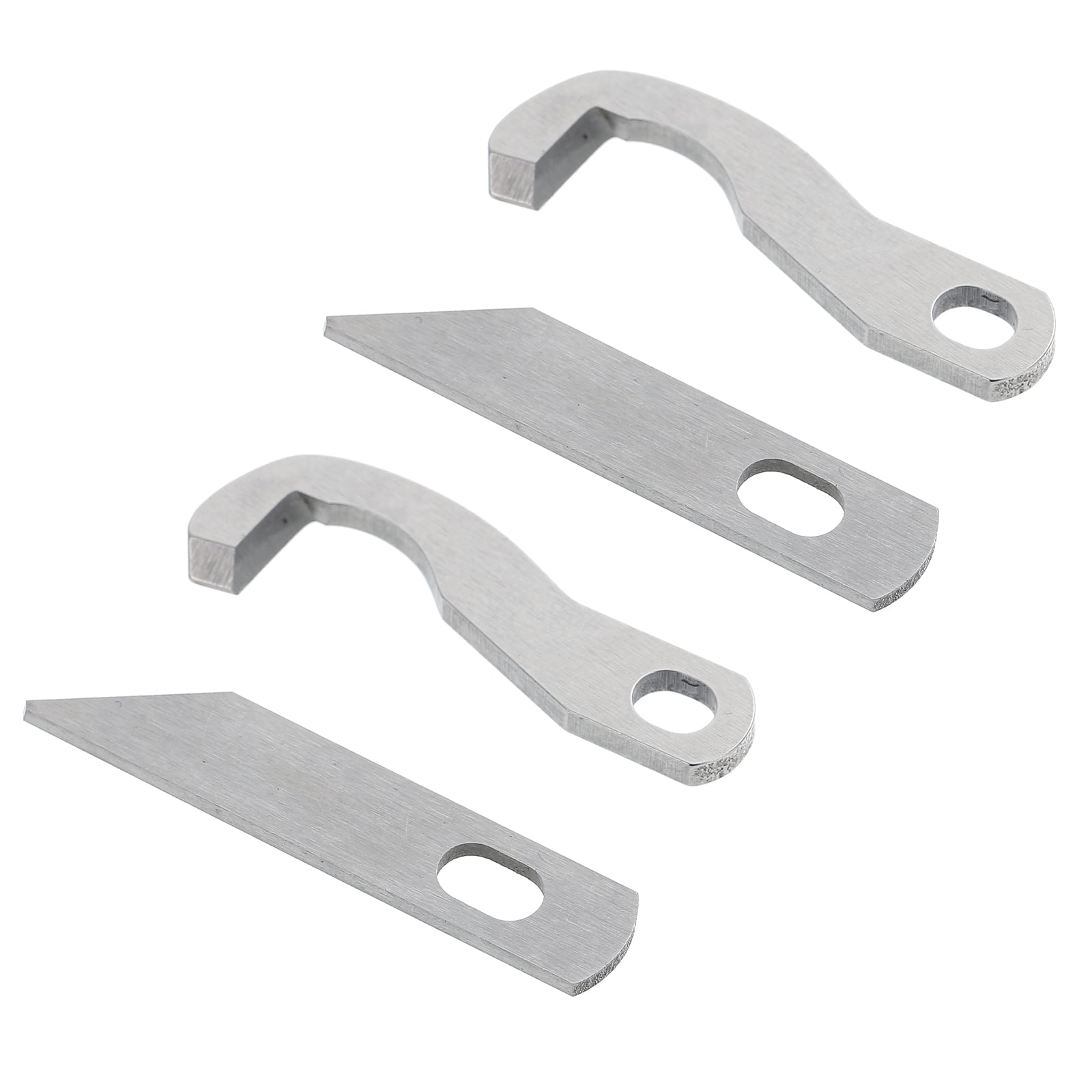 Guichaokj 4 Pcs Overlock Machine Blade Replacement Blades Serger Overlocker Metal