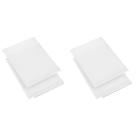 4 Pcs Paint Edge Trimmer Pads for Painting Edger Tool Drawing White Flocking