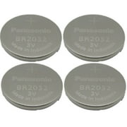 4-Pcs -- Panasonic BR2032 3v Lithium Coin Cell Battery