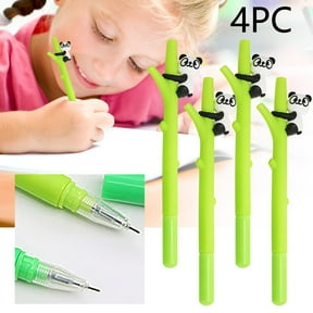 4 Pcs Panda Cartoon Gel Pen Student Office Rollerball Pens Total 32ml