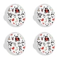 thumbnail image 1 of 4 Pcs Panda Knobs for Kitchen Cabinet Cupboard Dresser Bookcase Drawer Pulls Handles Round Home Decor, 1 of 5