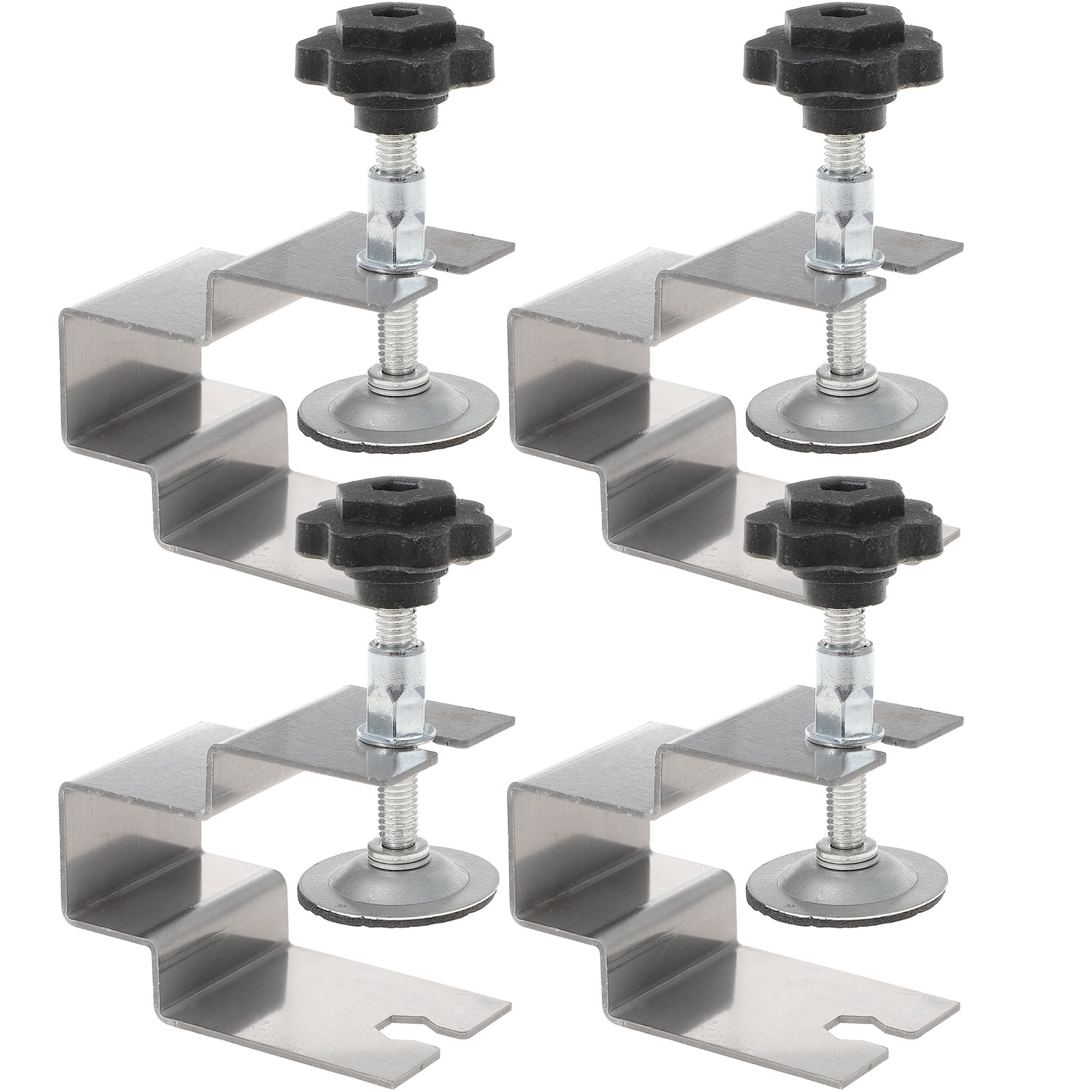 4 Pcs Panel Clip Drawer Kitchen Hardware Jig Stainless