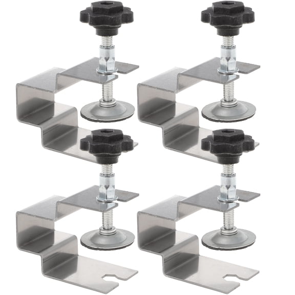 STRANDCHIC Drawer Front Clamp Adjustable Stainless Steel for Cabinets 4Pcs