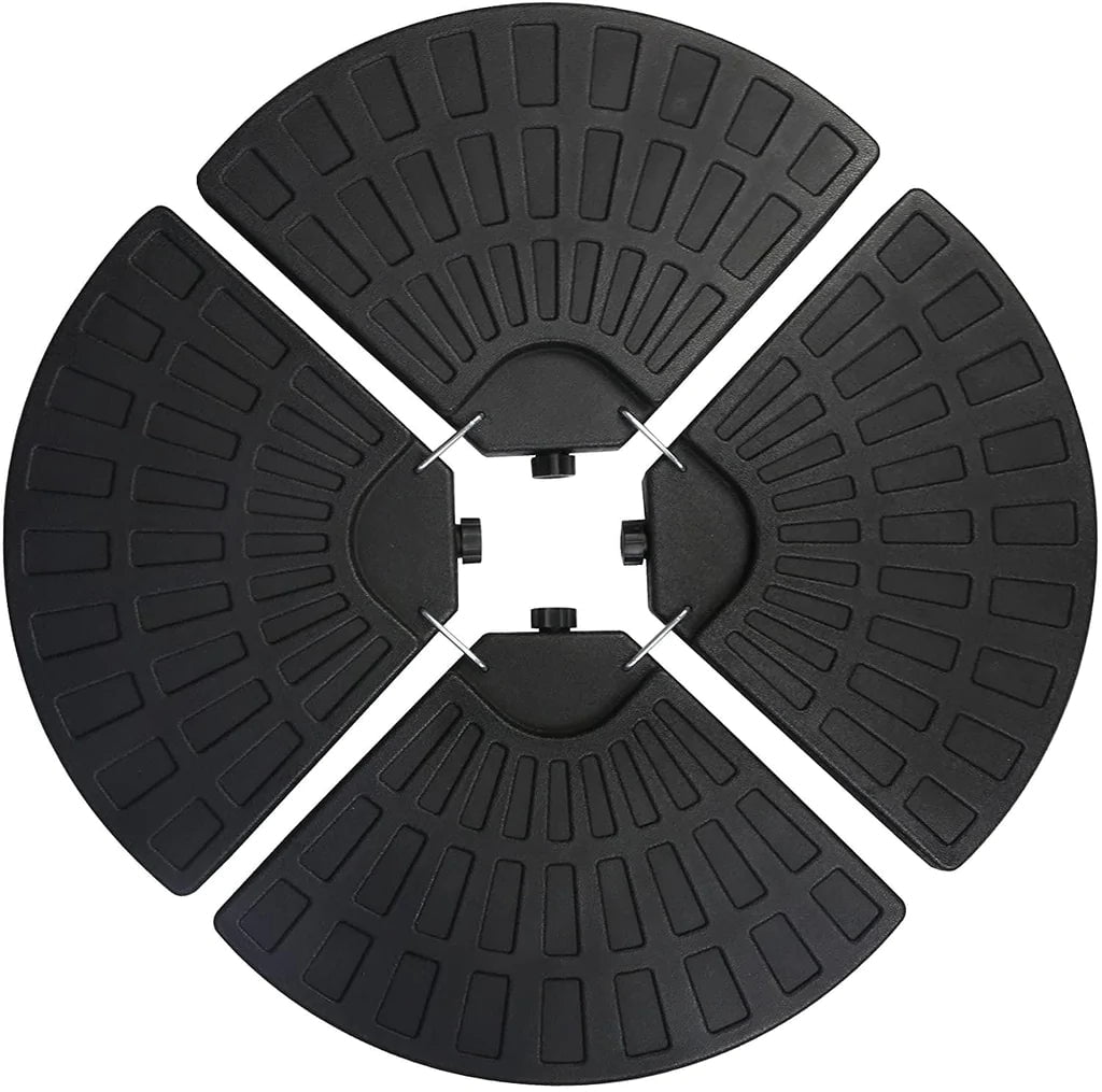 4 Pcs Patio Cantilever Offset Umbrella Base Weight Sand Patio Umbrella