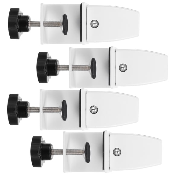 4 Pcs Pegboard for Desk Shield Divider Protective Office White