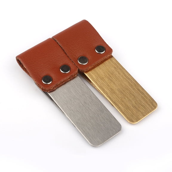 Stainless Steel Pen Clip with Elastic Loop for Notebook Perfect for Standard Sized Pens Pencils