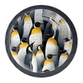 thumbnail image 1 of 4 Pcs Penguin Knobs for Kitchen Cabinet Cupboard Dresser Bookcase Drawer Pulls Handles Round Home Decor, 1 of 8