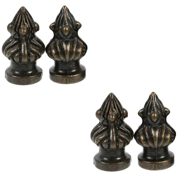 MERRYHAPY 4-Pack Zinc Alloy Pineapple Lamp Knobs Antique Style Replacement Cabinet Drawer Pulls