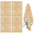 thumbnail image 1 of 4 Pcs Pioneer Flower Floral Print Pattern Funny Kitchen Towels, Microfiber Dish Towels, Kitchen Tea Towels Set 18" X 26", 1 of 6