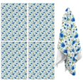thumbnail image 1 of 4 Pcs Pioneer Flower Floral Print Pattern Funny Kitchen Towels, Microfiber Dish Towels, Kitchen Tea Towels Set 18" X 26", 1 of 6