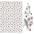 thumbnail image 1 of 4 Pcs Pioneer Flower Floral Print Pattern Funny Kitchen Towels, Microfiber Dish Towels, Kitchen Tea Towels Set 18" X 26", 1 of 2