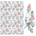 thumbnail image 1 of 4 Pcs Pioneer Flower Floral Print Pattern Funny Kitchen Towels, Microfiber Dish Towels, Kitchen Tea Towels Set 18" X 26", 1 of 6