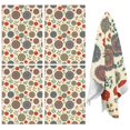 thumbnail image 1 of 4 Pcs Pioneer Flower Floral Print Pattern Funny Kitchen Towels, Microfiber Dish Towels, Kitchen Tea Towels Set 18" X 26", 1 of 6