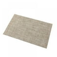 thumbnail image 1 of 4 Pcs Placemats,Heat Resistant Placemats Anti Skid Washable Durable PVC Table Mats Woven Vinyl Placemats for Kitchen Table Indoor Dining Table Mat,17.7x11.8inch, 1 of 5