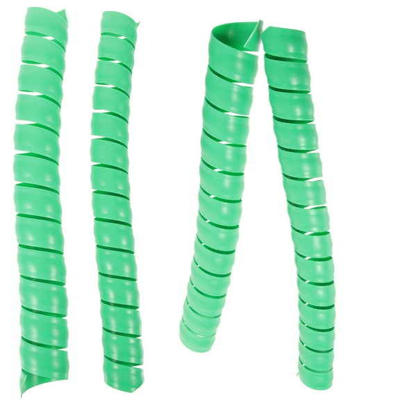TABLZONE Green Plastic Tree Trunk Guards for Garden , Easy to Install, Set of 4 Tree Protectors