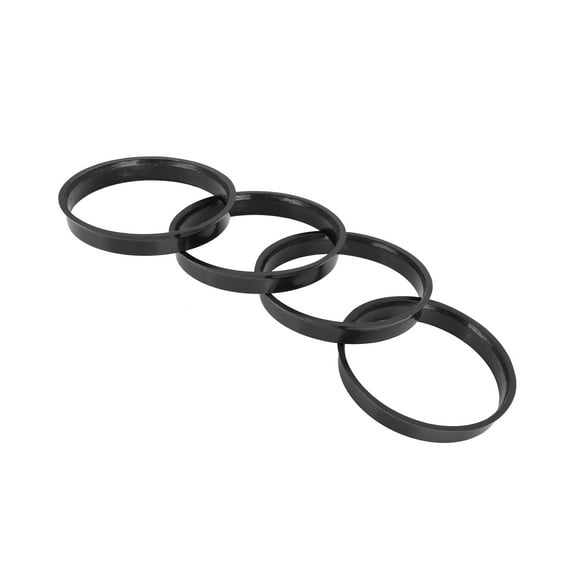 4 Pcs Plastic 67.1mm to 65.1mm Car Hub Centric Rings Wheel Bore Center Spacer