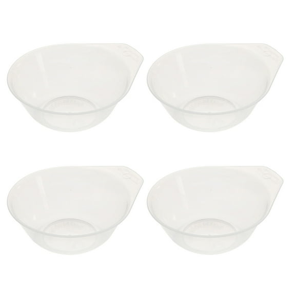4 Pcs Plastic Bowl Flatware Kitchen Bowls Hosehold Soup Dessert Ice Cream Mini Storage