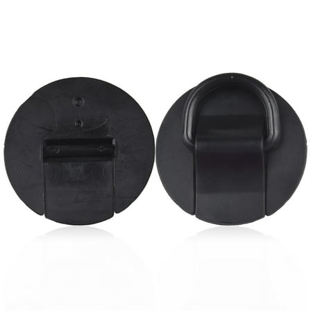 4 Pcs Plastic D-Ring Patch Kit PVC Paddle Board D-Ring for Inflatable Boat Kayak