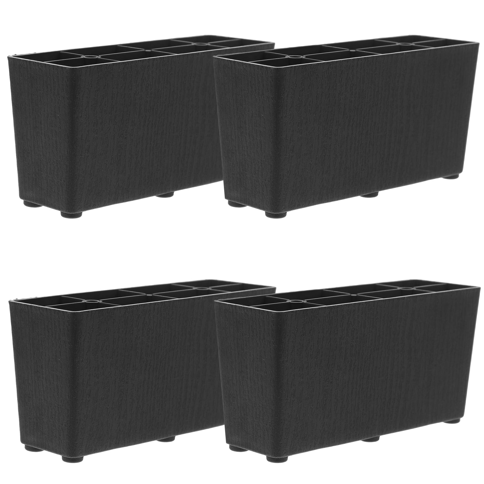 4 Pcs Plastic Feet Support Feet Table Risers for Desk Legs Table Leg Risers Bed Risers Chair
