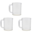 thumbnail image 1 of 4 Pcs Plastic Shatter-Resistant Beer Mug,Freezer Cup with Handle for Beer Iced Coffee | Summer Home Drinks | Outdoor Picnic Cup | Family Gatherings Essential, 1 of 8