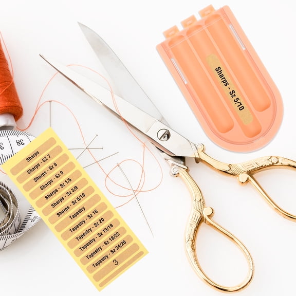 4 Pcs Plastic Storage Needle Box Sewing Needles Case Pin Holder Container Crafts Tool