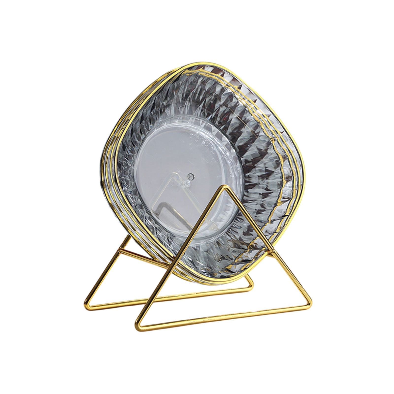 Plate Storage Protection 4 Pcs Plates and Place Plate Holder Set, Metal Rack Dinnerware Display ...