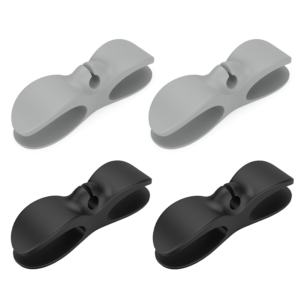 4 Pcs Plug Holder Cord Clip Clips Electrical Wire Cable Clamp Keeper